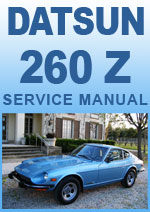Datsun 260Z 1974 Workshop Repair Manual