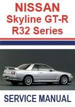 Nissan Skyline R32 Series with GTR Supplement Workshop Manual
